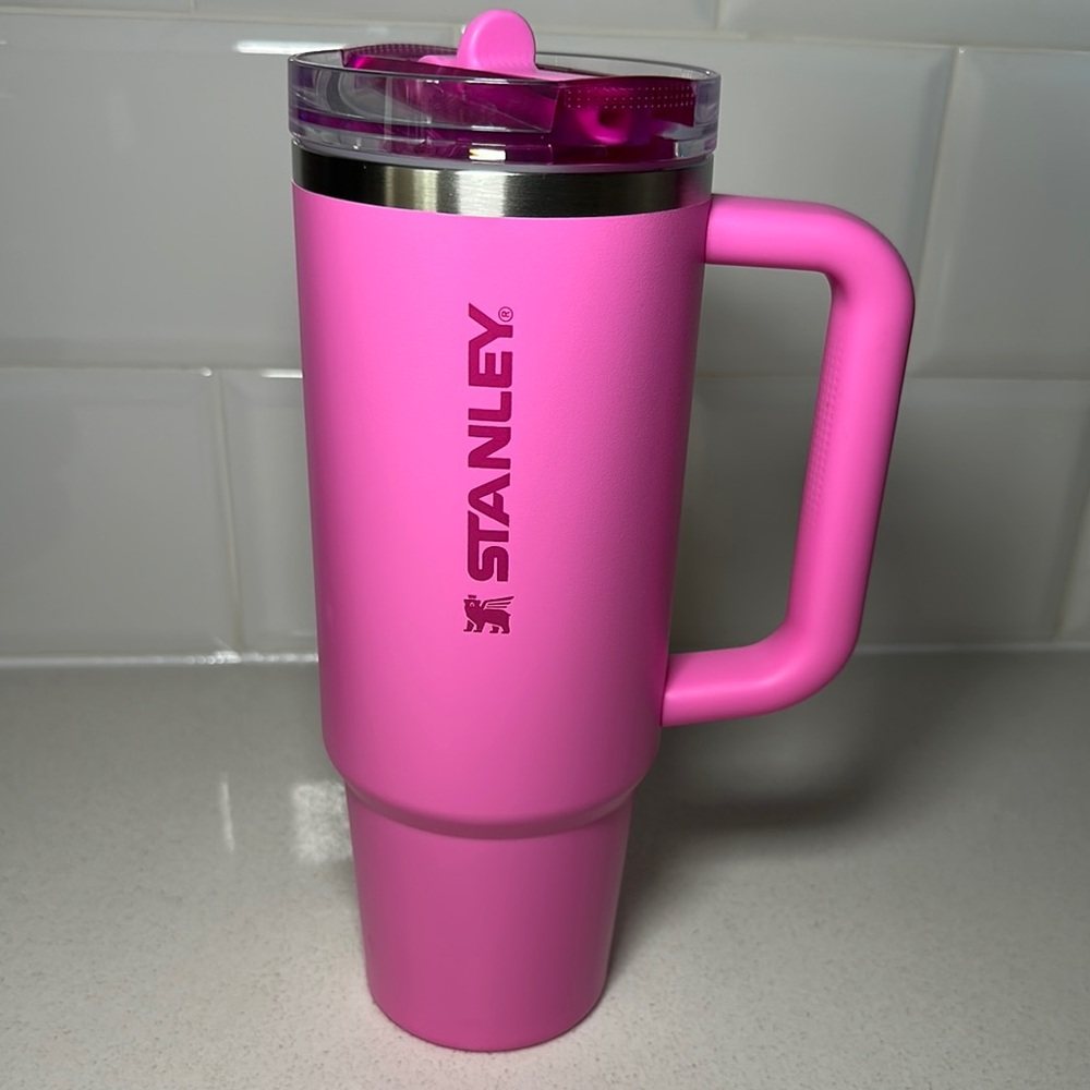 Stanley Pink Tumbler with Handle